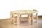 Nice and comfortable wooden kids chair and table set
