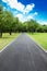 Nice country road with blue sky