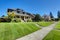 Nice curb appeal of American craftsman style house.