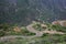 Nice curvy winding mountain road northern Peru