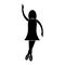 Nice dance simple icon