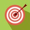 Nice darts icon with green background