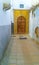 nice door in an alley in the medina of rabat