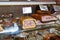 Nice, France, 24th of February 2020: French delicatessen for sale at the market, in Nice, France