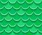 Nice green rooftop clay tiles. Seamless vector pattern