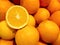 Nice Group Of Fresh Oranges Background