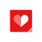 Nice heart icon