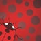 Nice illustration of ladybug background