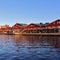 Nice July evening in the Northern harbour of Lulea
