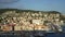 NICE - MAY 06: panorama of Nice, steam boat and cars, May 06, 2018, France