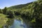 Nice nature and landscape photo at river Krka in Croatia