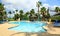 Nice outdoor pool with sun beds. Aruba