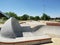 Nice outdoor Skate Park at city Frisco TX