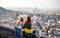 Nice panoramic view of Tbilisi from Narikala Fortress , Tbilisi , Georgia