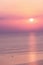 Nice pink sunset seascape in pastel shades, peace and calm outdoor travel background