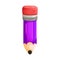 Nice, pleasant and curious little pencil for children