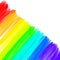 Nice rainbow colored background stroke set