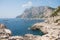 Nice seascape. The coast of Capri island