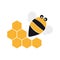 Nice and simple bee to distinguish a product