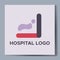 Nice simple Modern Hospital Flat Logo Design