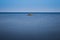 Nice simple sea long exposure, central composition, abstaract image