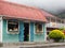 Nice tiny creole architecture for a small shop in Hell-Bourg in Reunion Island