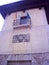 Nice Tower Next To The Monument To Don Pelayo In Cangas De Onis July 5, 2010. Asturias, Spain, Europe. Travel Tourism Street