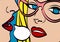 Nice vector pop art retro comic illustration. Woman whispering gossip or secret to her friend. Speech bubble. Eps 10