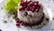 Nice vegetarian food - pomegranate salad