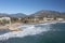 nice view of the beach of Puerto Banus beach, Marbella