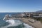 nice view of the beach of Puerto Banus beach, Marbella