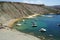 Nice view of Qarraba Bay and Snorkeling point mountainous landscape. Snorkeling point, Unnamed Road, Mgarr, Malta