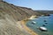 Nice view of Qarraba Bay and Snorkeling point mountainous landscape. Snorkeling point, Unnamed Road, Mgarr, Malta