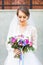 Nice wedding bouquet in bride\'s hand