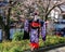 Nice woman in Maiko kimono dress