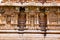 Niches on the southern wall of the mukhamandapa, Brihadisvara Temple, Gangaikondacholapuram, Tamil Nadu, India. Nataraja on the le