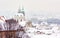 Nicholas Palace in Winter, View from Prague Castle