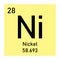 Nickel element icon