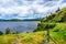 Nicola Lake and the Nicola Valley under Cloudy Skies