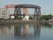 Nicolas Avellaneda Bridge Old bridge of La Boca district, Cranes Caminito Barrio La Boca Buenos Aires Argentina Latin America Sout