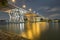 Nicolls Bridge Highway across the Golden River at Night