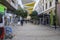 NICOSIA - MARCH 21, 2017 : People walking on Ledra street on March 21, 2017 in Nicosia, Cyprus. It is is a major street in central