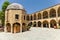 NICOSIA, NORTHERN CYPRUS- MAY 30, 2014 : View on Buyuk Han the Great Inn, largest caravanserai in Cyprus. Nicosia