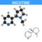 Nicotine structure