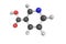 Nicotinic acid, used to treat high cholesterol and niacin deficiency. Also known as vitamin B3 and niacine, one of essential