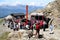 Nid d`Aigle the last station Mont Blanc Tramway