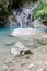 Nidri waterfalls on Lefkada island