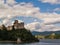 Niedzica Castle, old ruins of medieval castle, Poland