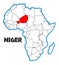 Niger Africa Map