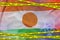 Niger flag and Covid-19 quarantine yellow tape. Coronavirus or 2019-nCov virus concept